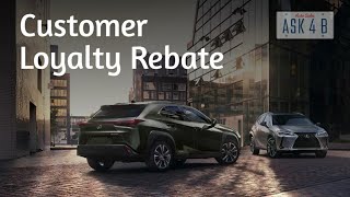 Coliseum Lexus of Oakland : Customer Loyalty Rebate !!