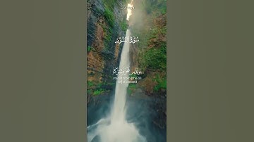 الله نور السموات والأرض تلاوة جميله بصوت سعد الغامدي 🤍