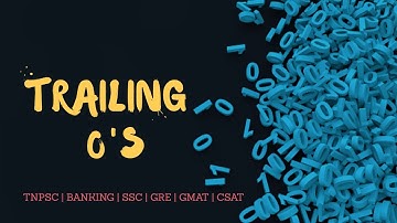 TRAILING ZEROS IN FACTORIAL | SHORTCUTS & TRICKS | NUMBER SYSTEM