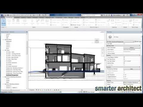 Revit Tutorial: Creating A Section Presentation Drawing In Less Than 7 Minutes!