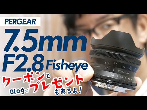 PERGEAR 7.5mm F2.8レビュー 魚眼レンズ持ってないならコレは買い【PR