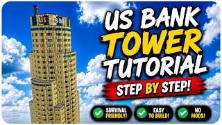 Minecraft: How to Build the US BANK TOWER (Los Angeles) | Part 1