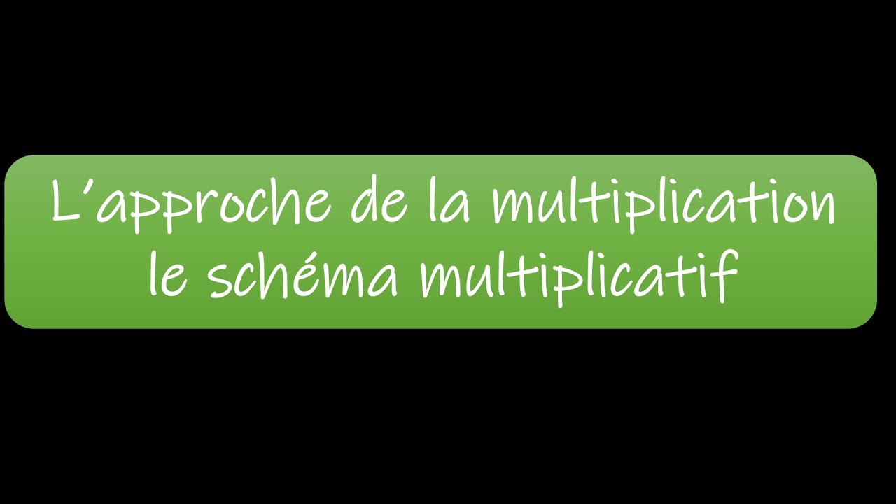 Comprendre la multiplication par le schéma ce1 ce2