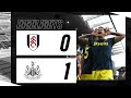 Fulham 0 Newcastle United 1  Premier League Highlights