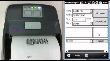 TSC Alpha 3R Mobil Yazıcı El terminali Bluetooth ile çıktı alma programı