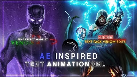 AE Inspired Text Animation Presets #01 | Alight Motion (Xml + Presets) | #edit  #alightmotion