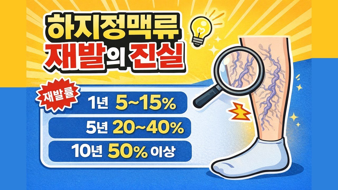 하지정맥류 왜 재발하나요? 