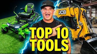 TOP 10 TECH And TOOLS from The LANDSCAPE SHOW 2025 Orlando #powertools #diy