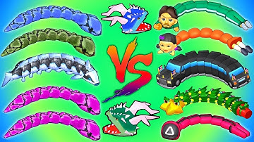 Unbelievable 😲 Best Snake Clash!.io Noobs Gameplay 💥👏 Comman Snake Vs Legend Snake 💥🐍 Snake Cla #350