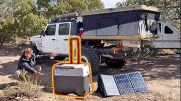 The FIRST Solar Powered Offroad Camper Fridge - DOES IT WORK?!