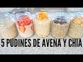 5 PUDINES FÁCILES Y SABROSONES PARA DESAYUNAR