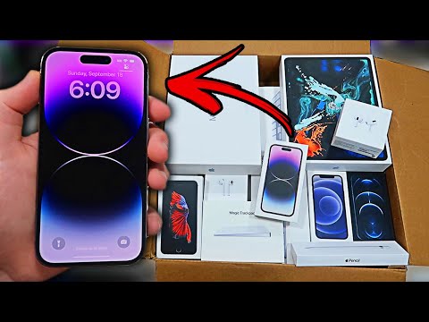 Found Working IPhone 14 Pro Deep Purple!! Apple Store Dumpster Diving JACKPOT!! OMG!! IPhone 14 Pro!