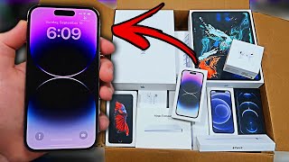 Found Working IPhone 14 Pro Deep Purple!! Apple Store Dumpster Diving JACKPOT!! OMG!! IPhone 14 Pro!