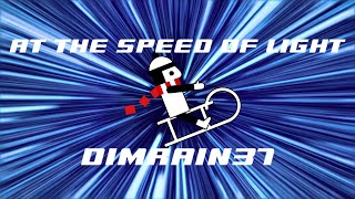 At The Speed of Light from Geometry Dash - Line Rider