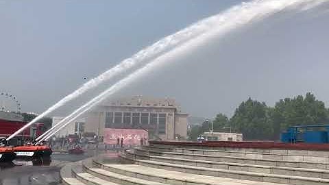 Explosion-proof firefighting and scouting robot demo  #Firefighting Robot#Firefighting Equipment