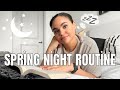 SPRING NIGHT ROUTINE l Productive + relaxing night routine after work