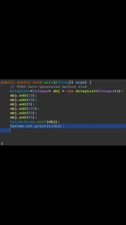 How to Sort ArrayList in Java - YouTube