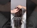 Korean ponytail hack credit lilyis