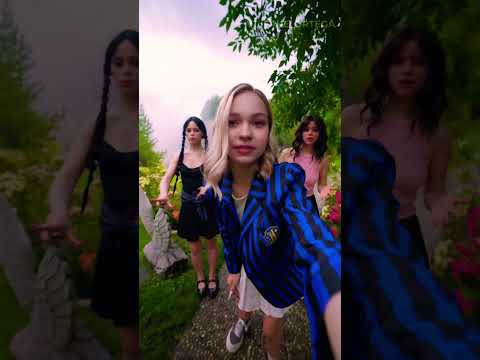 Help me hit 10M followers! 🙌🚀 #jennaortega #fakeortega #wednesday #enid #shorts #netflix