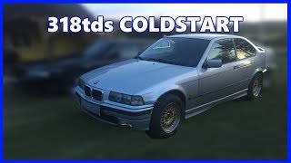 BMW E36 318TDS STRAIGHT PIPE COLDSTART