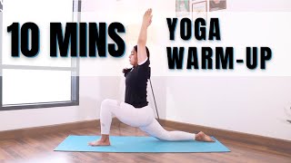 10 Mins Yoga Warm-up | Pre- workout Morning Yoga Stretch (follow along) | Bharti Yoga