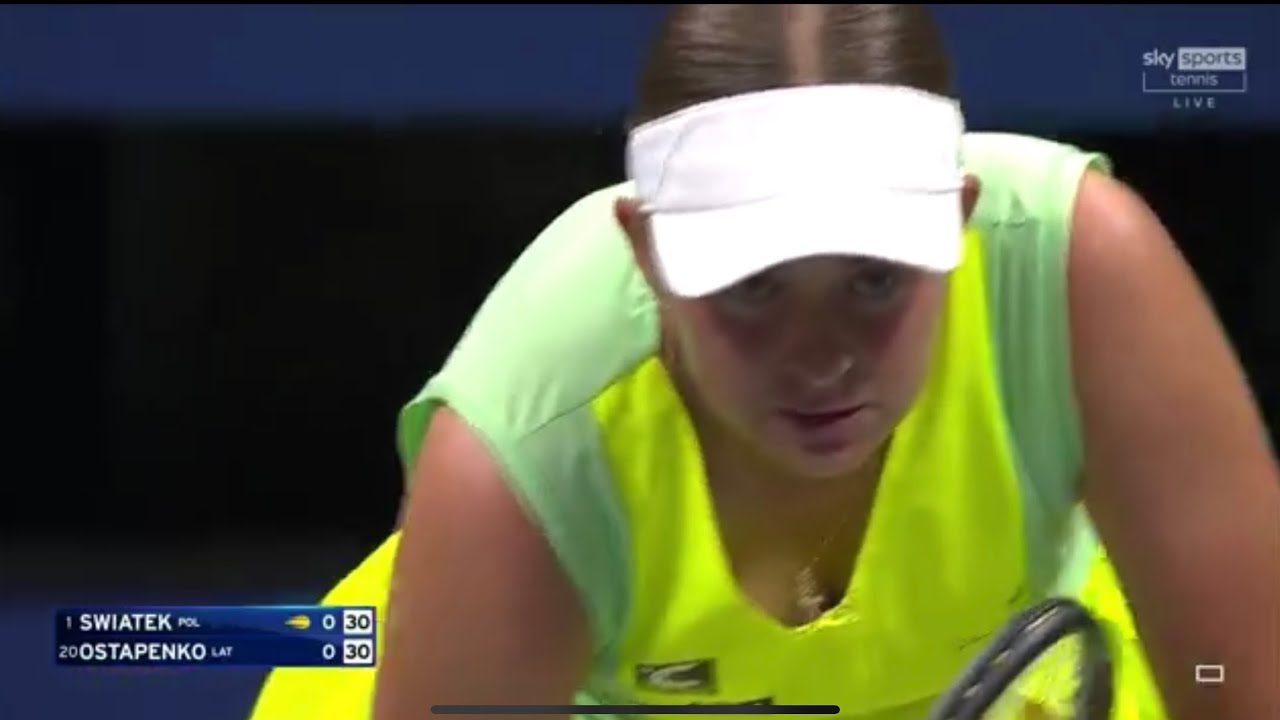 Jelena Ostapenko 🇱🇻 Vs Iga Swiatek 🇵🇱 live tennis coverage #usopen #wta 