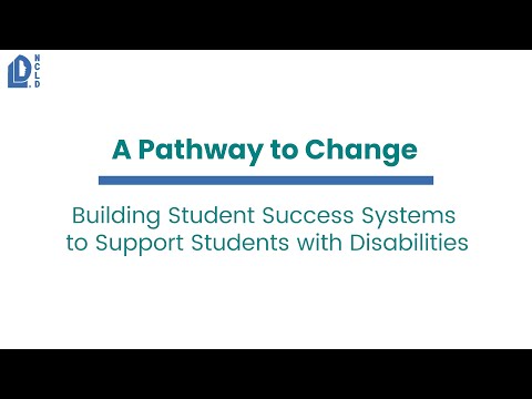 A Pathway to Change: Building Student Success Systems to Support Students w/ Disabilities (Snapshot)