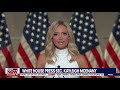 PERSONAL STORY: White House Press Sec. Kayleigh McEnany opens up during RNC