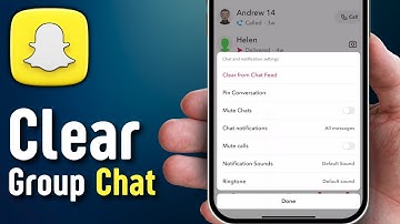 How To Clear Group Chat On Snapchat?