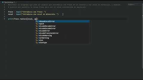Ejercicio 6 - Cadenas - Programación en Python