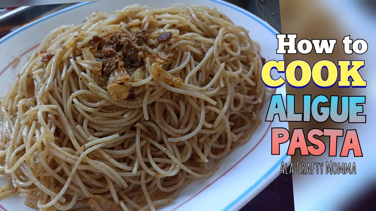 Aligue Pasta Taba ng Talangka Pasta Crab Fat Pasta Crafty Momma YouTube