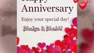 Happy Anniversary Bhaiya Bhabhi By Khushboo Automobiles