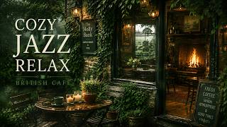Cozy British Café Garden Jazz Vintage English Courtyard Smooth Jazz Piano For Relaxing