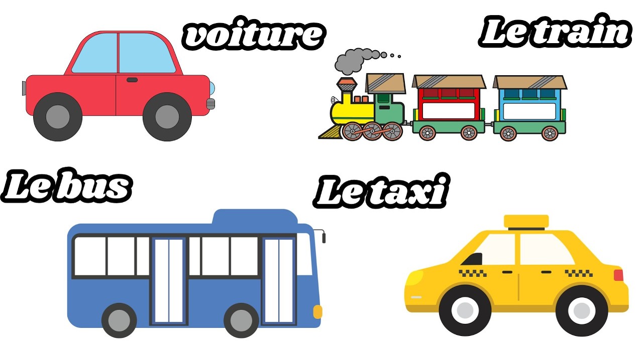Easy French | Learn French Fast | Transportation in French | Les moyens de transport