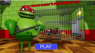 [NEW!] NINJA TURTLE BARRY'S PRISON RUN! roblox#roblox