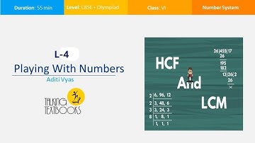 L-4 Playing with Numbers | Class 6 Crash Course | Aditi Vyas | TTB