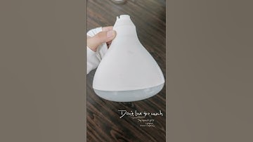 ZHENHUA injection molding machine production of A bulb diffuser#diffuser #machine #bulb