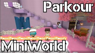 Mini World - Parkour Rosa - Parkour - PaulCraft - Con Suscriptora