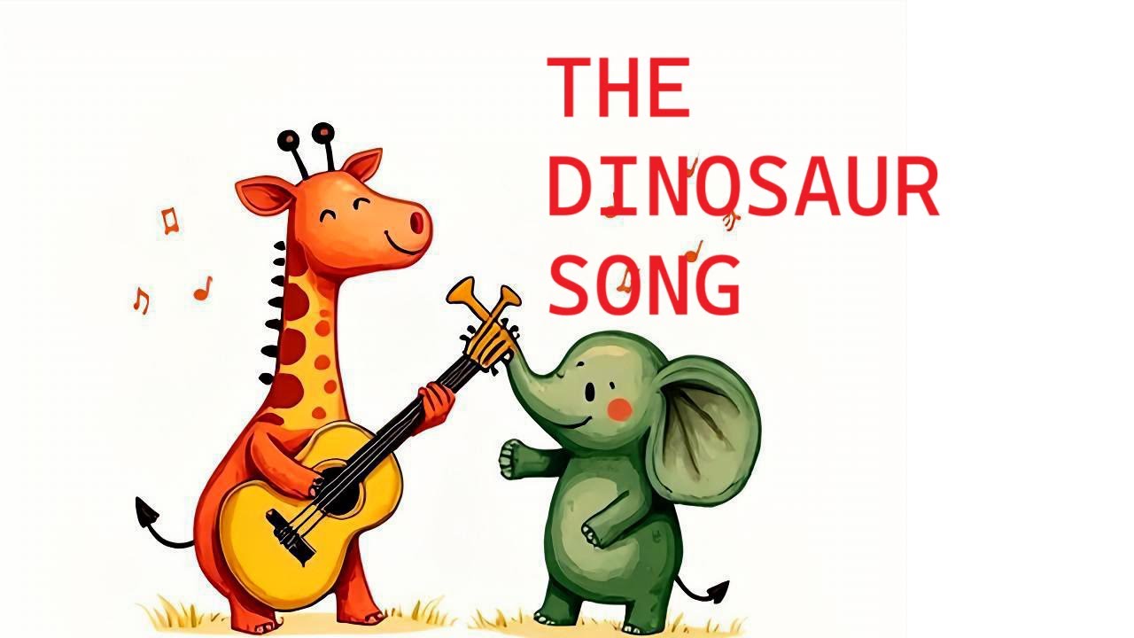 Stomp, Chomp, Stretch, Thud! | Fun Dinosaur Song for Kids