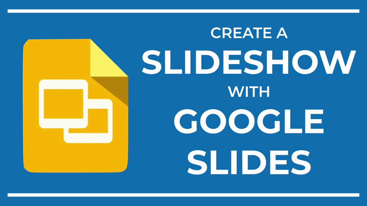 how to make a slide presentation on google