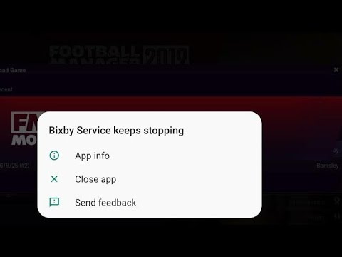 how to fix bixby service keeps stopping