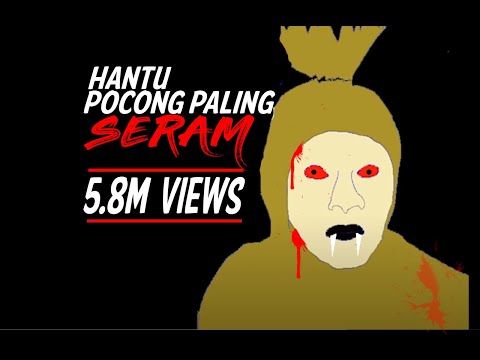 Pocong Melintas Jalan Youtube Gambar Cartoon