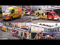 Brand in einem Einkaufszentrum in Mannheim - Feuerwehr & Rettungsdienst im Großeinsatz | MANV 10