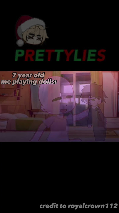Playing with my dolls at age 7👀 ||gacha club|| #gacha  #shorts #trend ||original by royalcrown112||