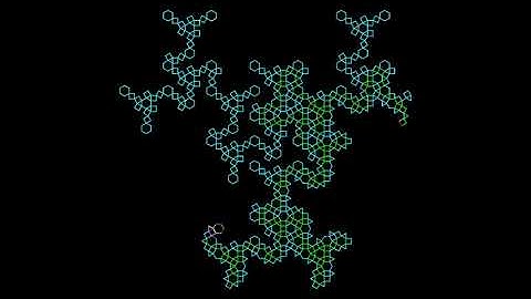 Space filling curve-set R4-1 on the (3.4.4.6;3.4.6.4)-grid