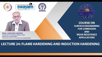 Lecture 24 : Flame Hardening and Induction Hardening