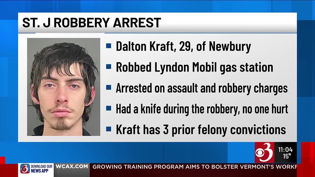 Newbury man arrested following gas station robbery - YouTube