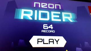 playing neon rider on my tv screenshot 4