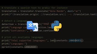 Translate english to hindi using python programing.