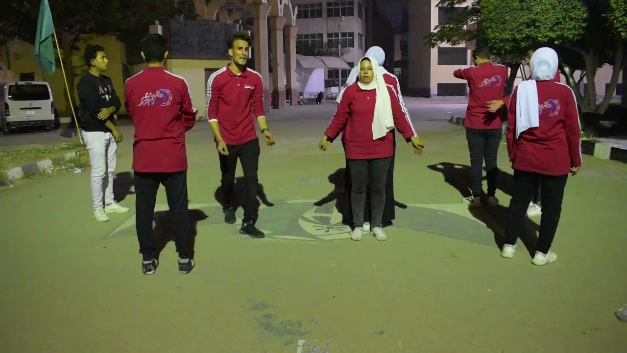 بروفة سمر كلية الخدمة الاجتماعية قبل المهرجان العاشر ❤️